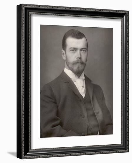 Nikolay Aleksandrovich Tsar Nicolas II Ruled 1894-1917-Downey-Framed Photographic Print