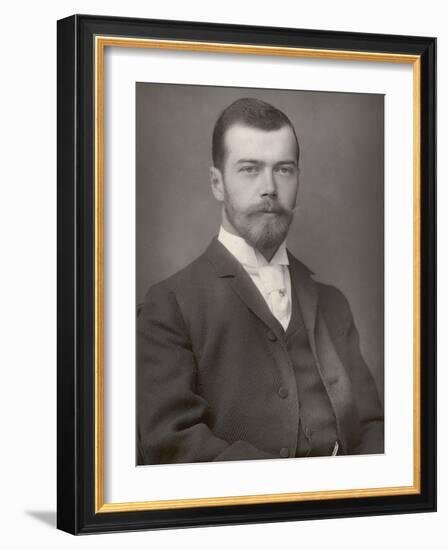 Nikolay Aleksandrovich Tsar Nicolas II Ruled 1894-1917-Downey-Framed Photographic Print