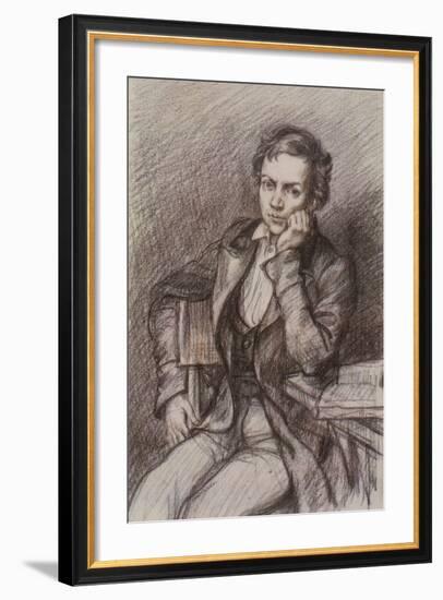 Nikolay Yazykov, Russian Poet-null-Framed Giclee Print