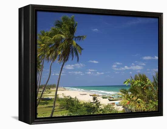 Nilaveli Beach and the Indian Ocean, Trincomalee, Sri Lanka, Asia-Peter Barritt-Framed Premier Image Canvas