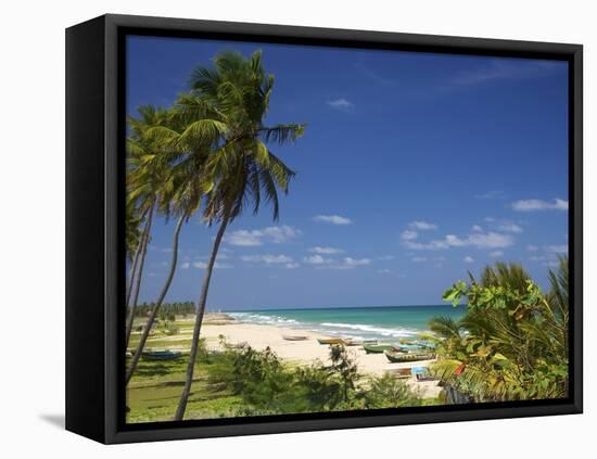 Nilaveli Beach and the Indian Ocean, Trincomalee, Sri Lanka, Asia-Peter Barritt-Framed Premier Image Canvas