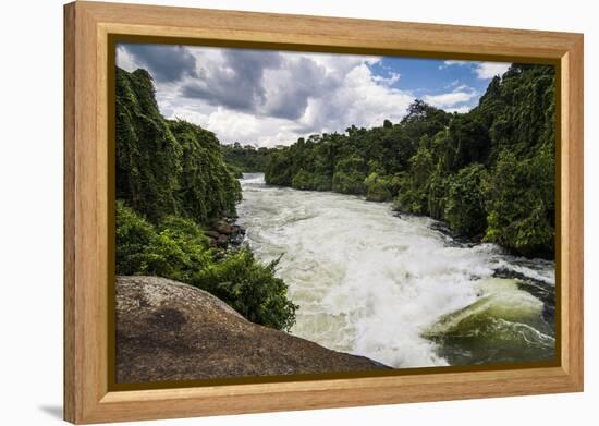 Nile Falls Near Jinja, Uganda, East Africa, Africa-Michael-Framed Premier Image Canvas