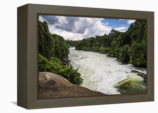 Nile Falls Near Jinja, Uganda, East Africa, Africa-Michael-Framed Premier Image Canvas