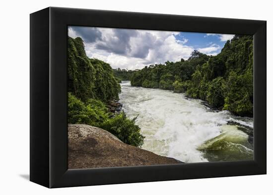 Nile Falls Near Jinja, Uganda, East Africa, Africa-Michael-Framed Premier Image Canvas