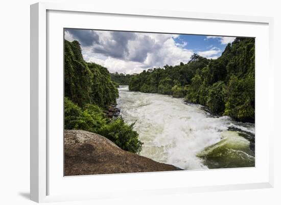 Nile Falls Near Jinja, Uganda, East Africa, Africa-Michael-Framed Photographic Print