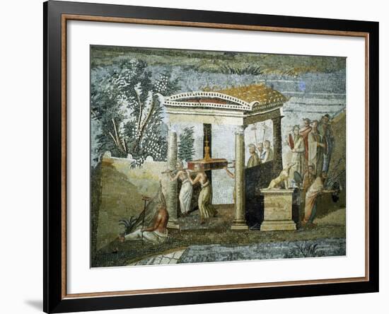 Nile Mosaic-null-Framed Giclee Print