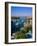 Nile River, Feluccas on the Nile River and Old Cataract Hotel, Aswan, Egypt-Steve Vidler-Framed Photographic Print