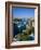 Nile River, Feluccas on the Nile River and Old Cataract Hotel, Aswan, Egypt-Steve Vidler-Framed Photographic Print