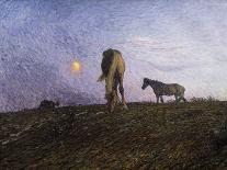 Nightfall, 1904, by Nils Kreuger, 1858–1930, Swedish painting,-Nils Kreuger-Art Print