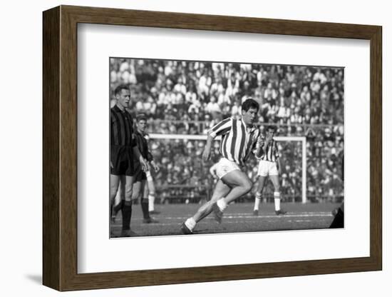 Nils Liedholm Looking at Omar Sivori in San Siro-Sergio del Grande-Framed Photographic Print