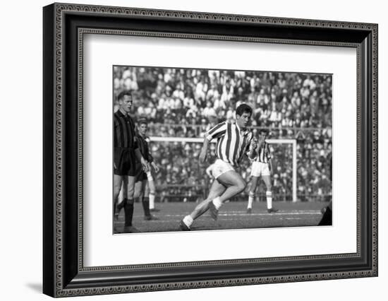 Nils Liedholm Looking at Omar Sivori in San Siro-Sergio del Grande-Framed Photographic Print