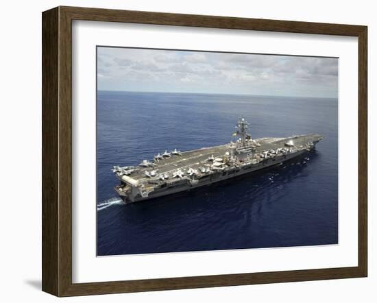 Nimitz-class Aircraft Carrier USS Dwight D. Eisenhower-Stocktrek Images-Framed Premium Photographic Print