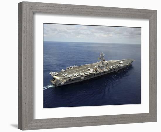 Nimitz-class Aircraft Carrier USS Dwight D. Eisenhower-Stocktrek Images-Framed Photographic Print