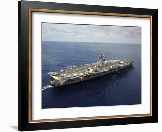 Nimitz-class Aircraft Carrier USS Dwight D. Eisenhower-Stocktrek Images-Framed Photographic Print