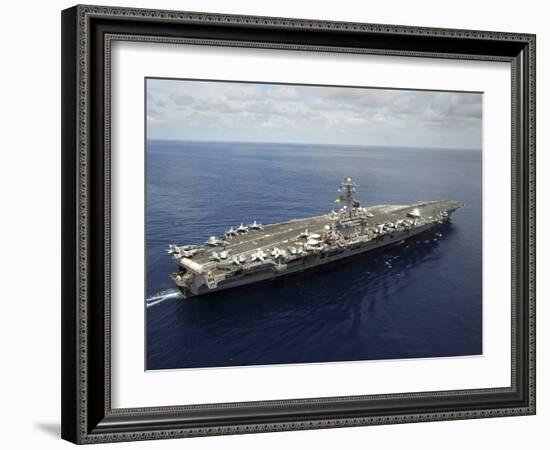 Nimitz-class Aircraft Carrier USS Dwight D. Eisenhower-Stocktrek Images-Framed Photographic Print