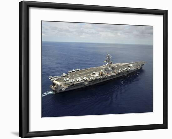 Nimitz-class Aircraft Carrier USS Dwight D. Eisenhower-Stocktrek Images-Framed Photographic Print