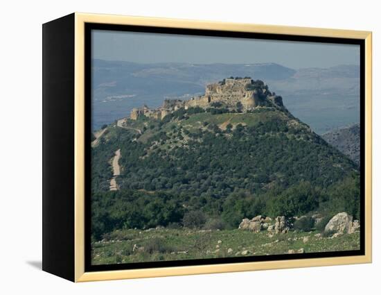 Nimrod Crusader Fort, Galilee Panhandle, Upper Galilee, Israel, Middle East-Eitan Simanor-Framed Premier Image Canvas