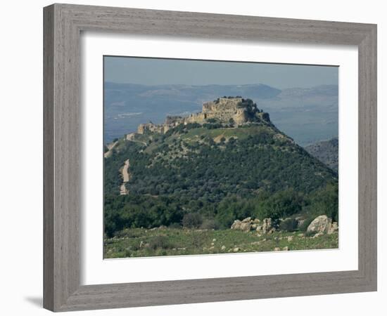 Nimrod Crusader Fort, Galilee Panhandle, Upper Galilee, Israel, Middle East-Eitan Simanor-Framed Photographic Print