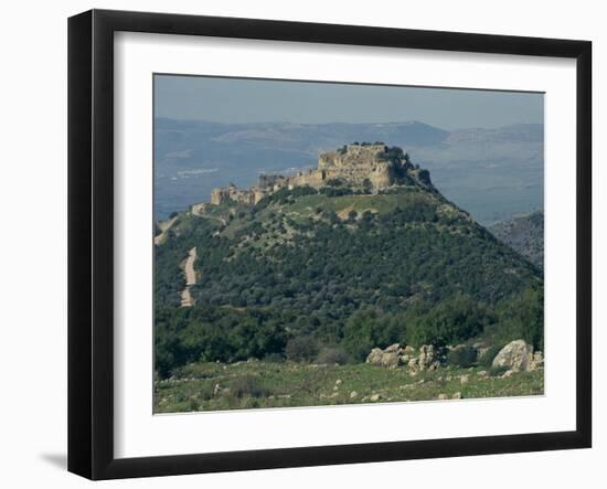 Nimrod Crusader Fort, Galilee Panhandle, Upper Galilee, Israel, Middle East-Eitan Simanor-Framed Photographic Print