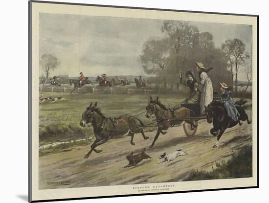 Nimrod's Daughters-George Goodwin Kilburne-Mounted Giclee Print