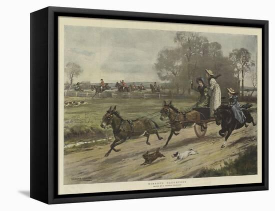 Nimrod's Daughters-George Goodwin Kilburne-Framed Premier Image Canvas