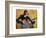 Nina Hamnett (1890-1956) with Guitar, c.1917/18-Roger Eliot Fry-Framed Giclee Print