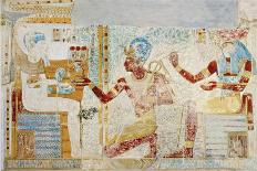 Young Woman with Duck, Copy of Fresco from Tomb of Ipouy, Thebes-Nina M. Davies-Giclee Print