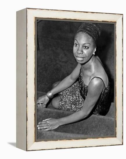 Nina Simone-null-Framed Stretched Canvas