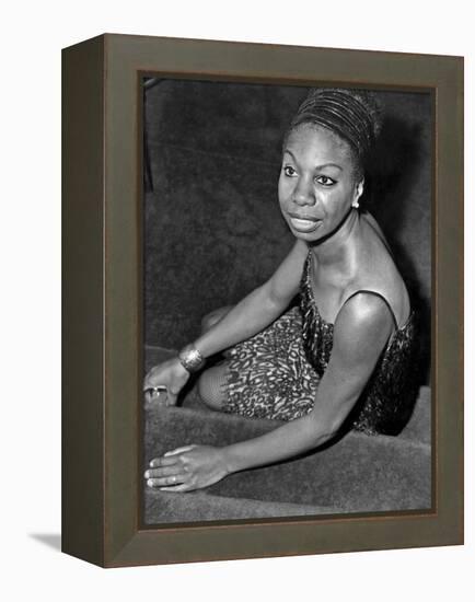 Nina Simone-null-Framed Stretched Canvas