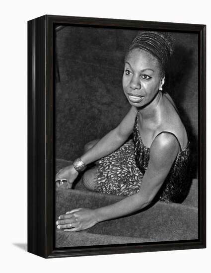 Nina Simone-null-Framed Stretched Canvas