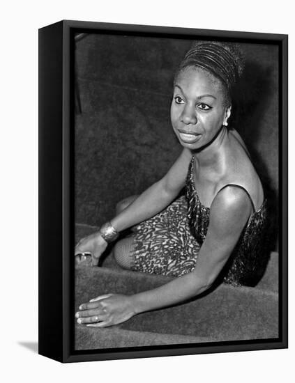 Nina Simone-null-Framed Stretched Canvas