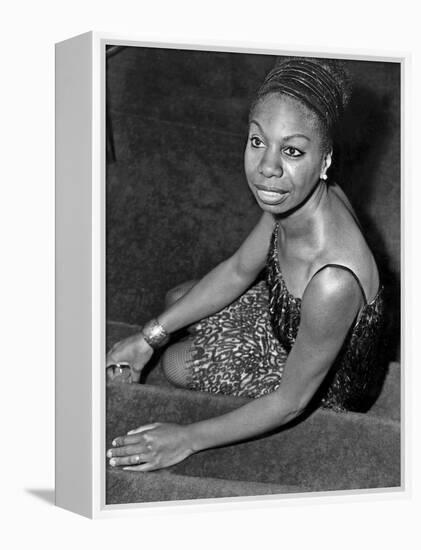 Nina Simone-null-Framed Stretched Canvas