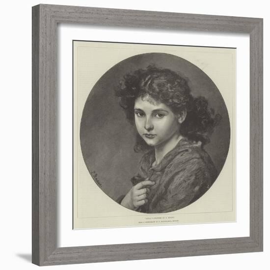 Nina-Ludwig Knaus-Framed Giclee Print