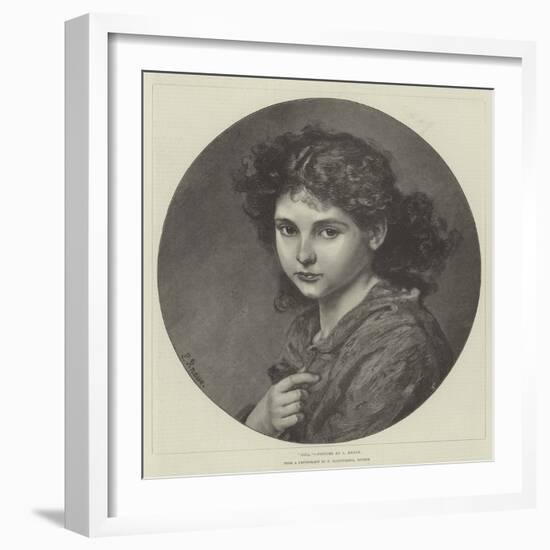 Nina-Ludwig Knaus-Framed Giclee Print