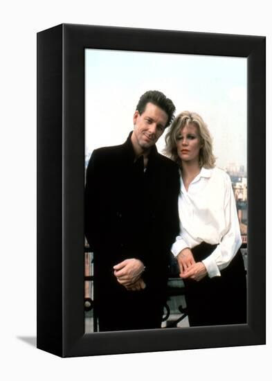 NINE 1/2 WEEKS, 1986 directed by ADRIAN LYNE Mickey Rourke and Kim Basinger (photo)-null-Framed Stretched Canvas