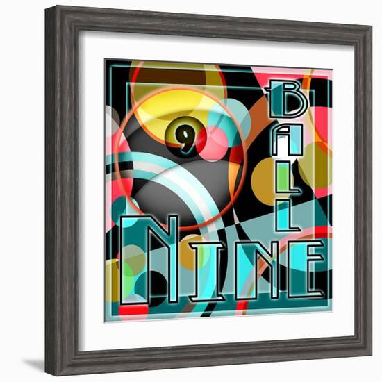 Nine Ball Pool-null-Framed Giclee Print