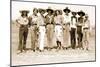 Nine Cowgirls-null-Mounted Art Print