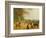 Nine Greyhounds in a Landscape-Jacques-Laurent Agasse-Framed Giclee Print