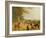 Nine Greyhounds in a Landscape-Jacques-Laurent Agasse-Framed Giclee Print