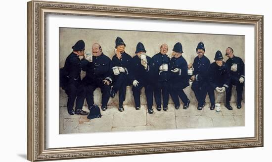 Nine Pints of the Law-Lawson Wood-Framed Giclee Print