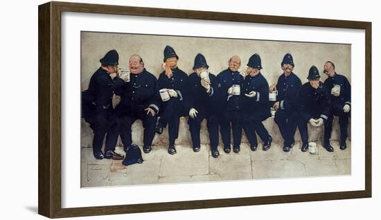 Nine Pints of the Law-Lawson Wood-Framed Giclee Print