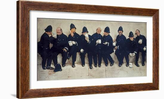 Nine Pints of the Law-Lawson Wood-Framed Giclee Print