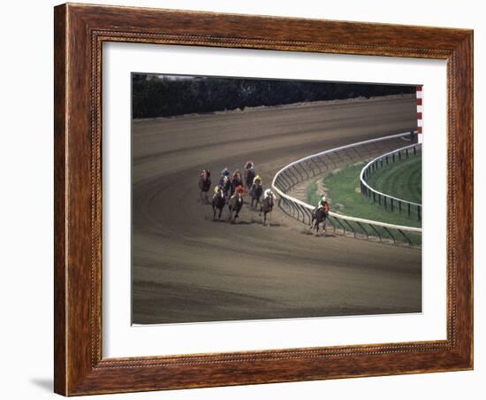 Nine Race Horses-null-Framed Photographic Print