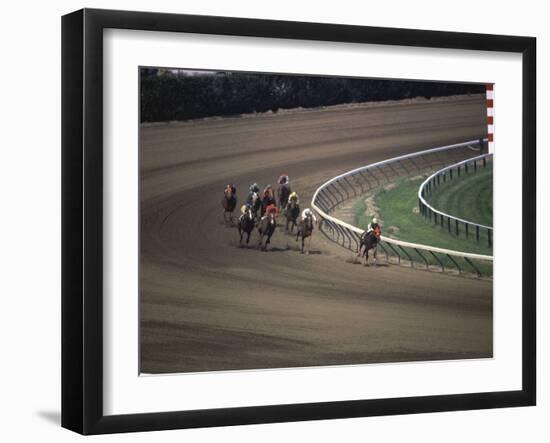 Nine Race Horses-null-Framed Photographic Print