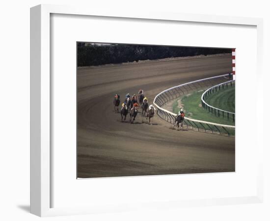 Nine Race Horses-null-Framed Photographic Print