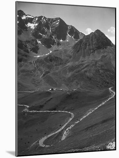 Nineteenth Lap of the 1954 Tour De France-null-Mounted Photographic Print