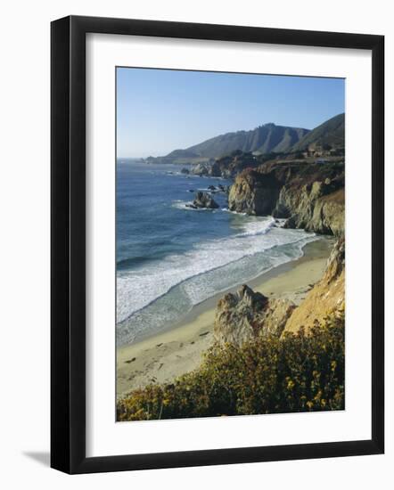 Ninety Miles of Rugged Coast Along Highway 1, California, USA-Christopher Rennie-Framed Photographic Print