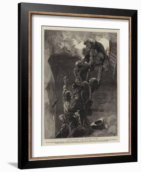 Ninety-Three, the Children Awake-Henry Woods-Framed Giclee Print