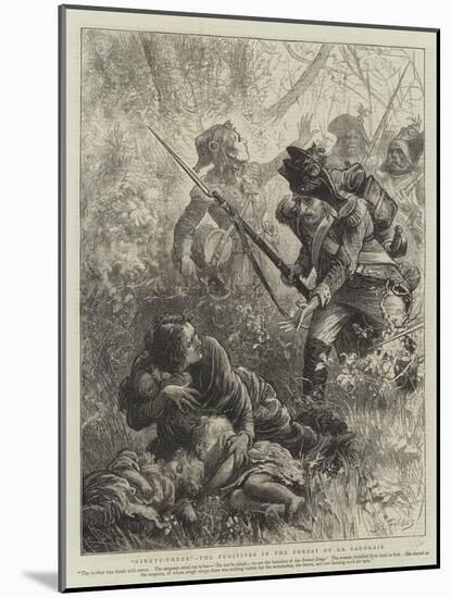 Ninety-Three, the Fugitives in the Forest of La Saudraie-Sir Samuel Luke Fildes-Mounted Giclee Print