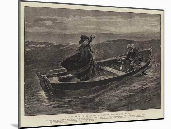 Ninety-Three, the Royalist Leader and the Boatman-William Small-Mounted Giclee Print